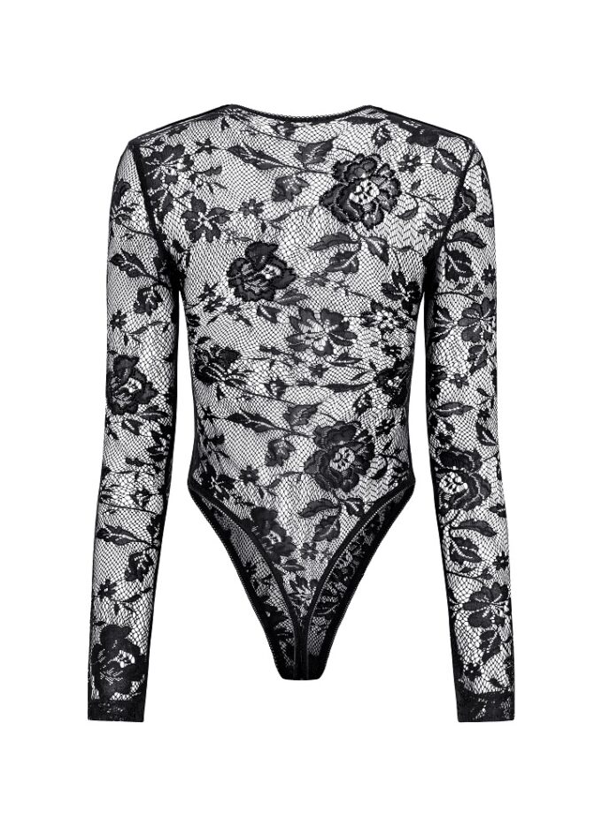 Боді Zigzag Ivory Lace чорний