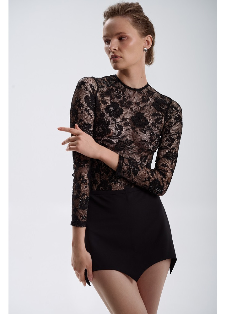 Боді Zigzag Ivory Lace чорний - Зображення 2