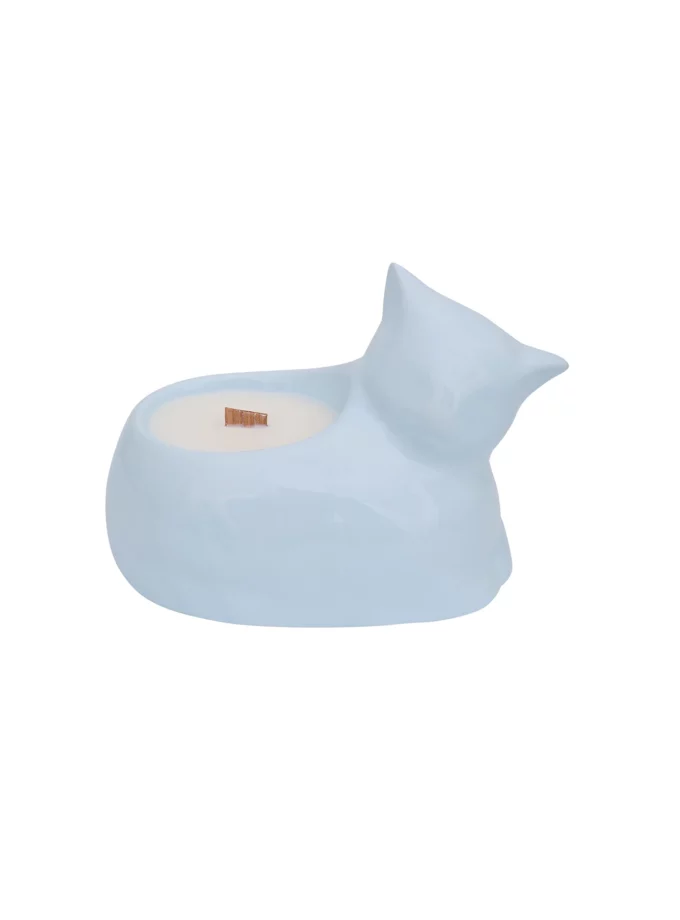 Свічка Gunia Котик блакитна