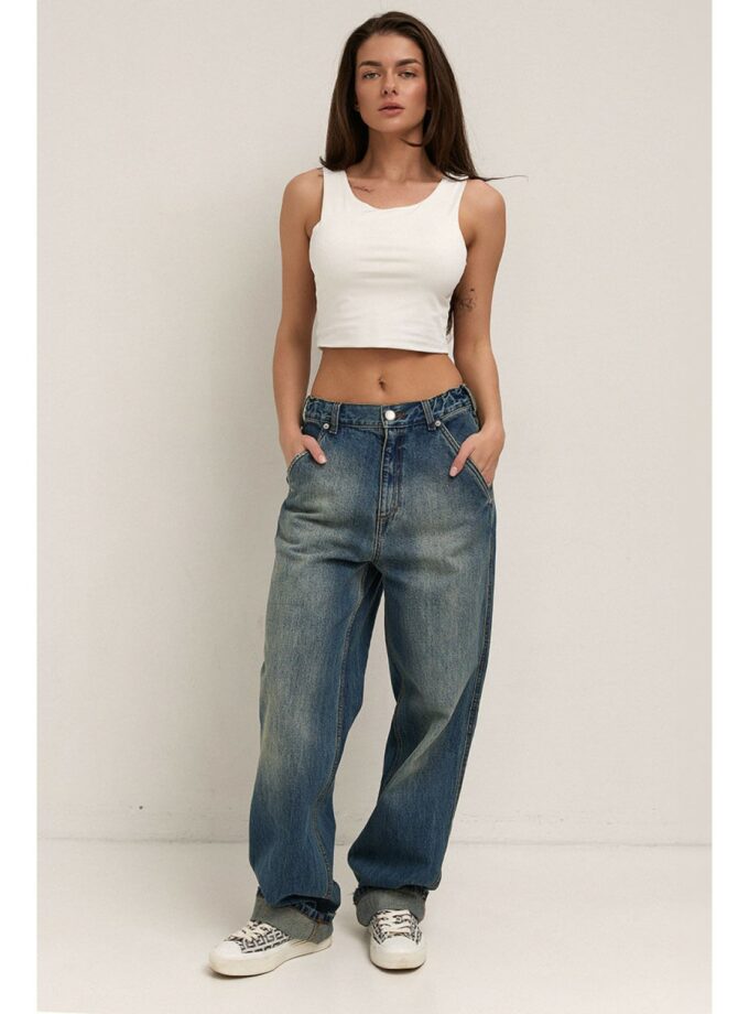 Джинси Aisenberg denim з низькою посадкою Вінтаж