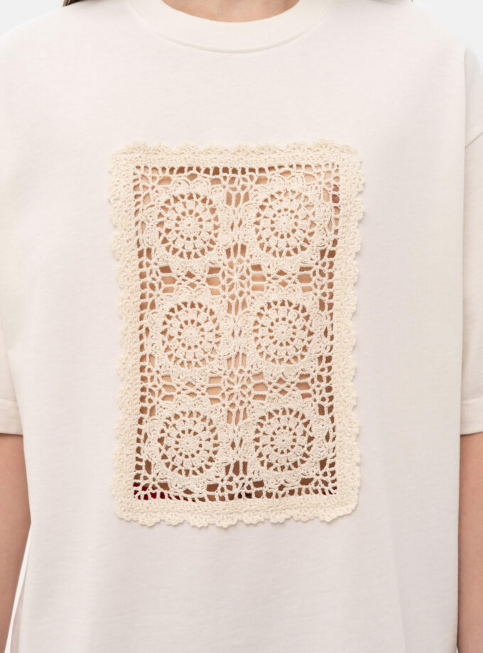 Футболка MATCH DENIM Milk Crochet