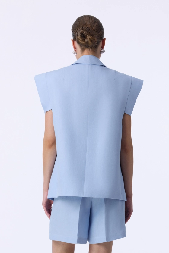 Жилет Bazhane Vivid vest блакитний