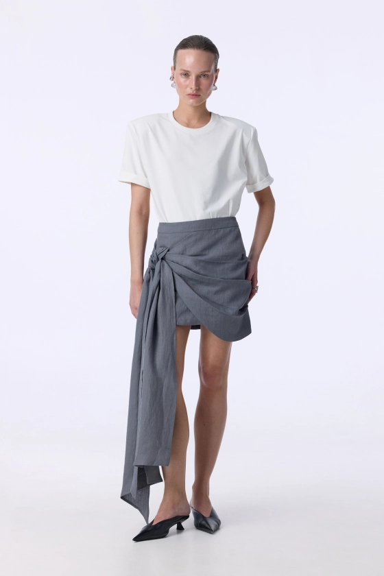Спідниця Bazhane Knot skirt графіт