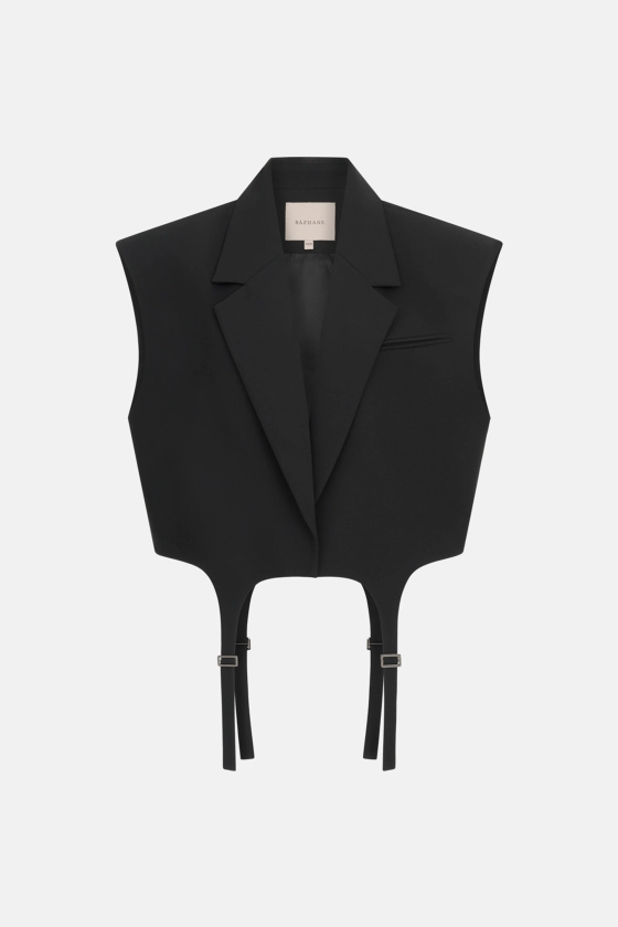 Жилет Bazhane Garter vest чорний