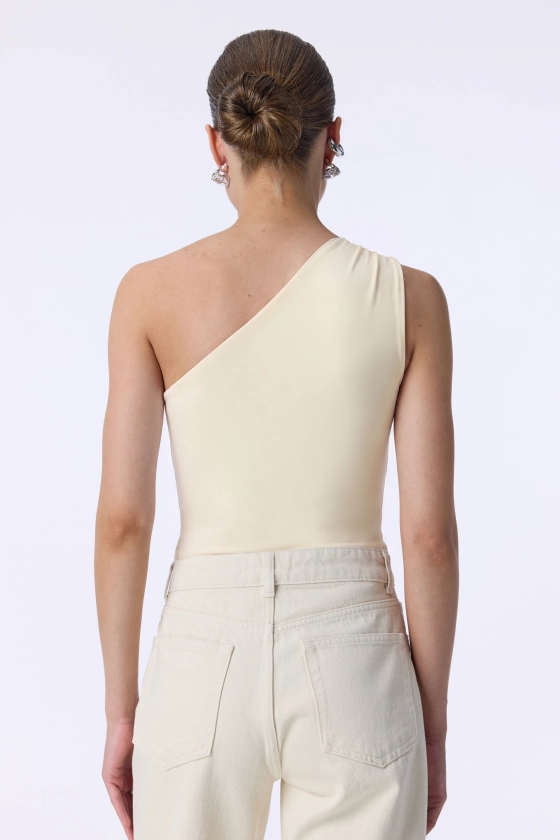 Топ Bazhane Buckle top молочний