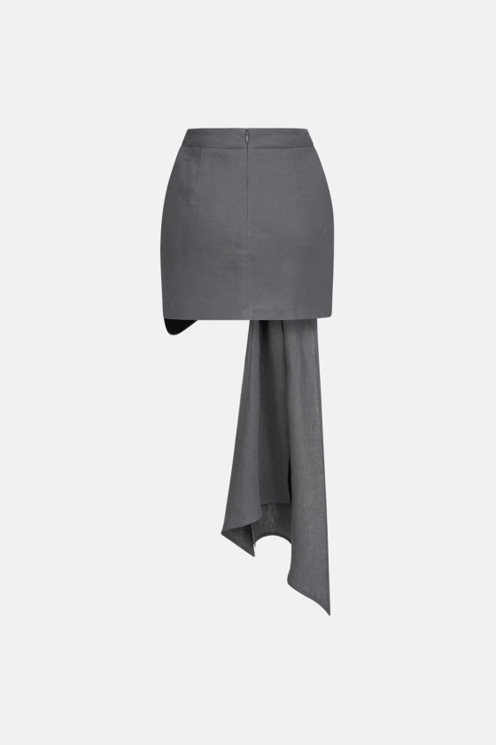 Спідниця Bazhane Knot skirt графіт