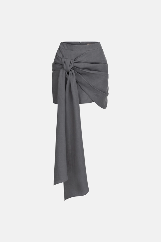 Спідниця Bazhane Knot skirt графіт