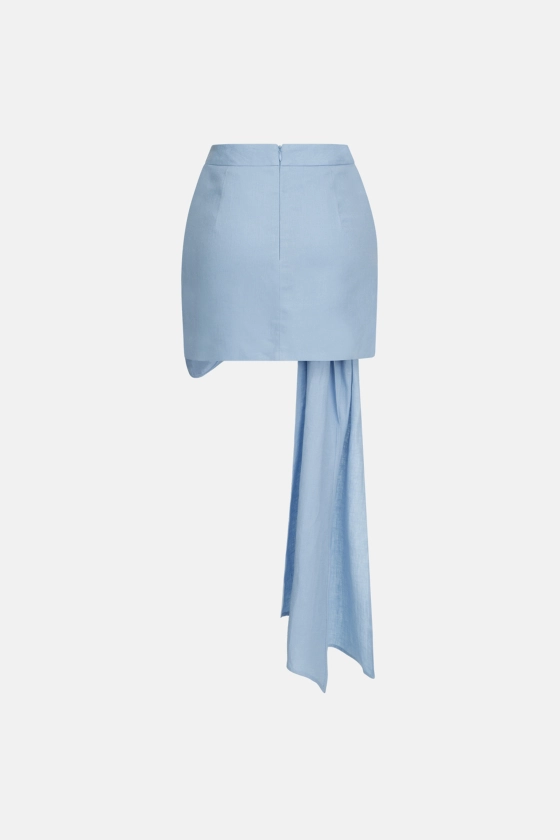 Спідниця Bazhane Knot skirt блакитний