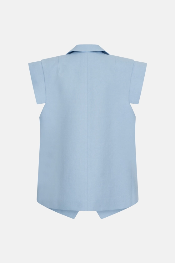 Жилет Bazhane Vivid vest блакитний