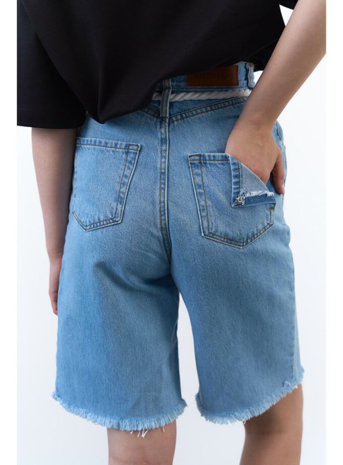 Шорти-бермуди Aisenberg denim сині