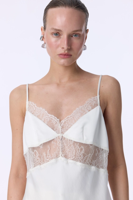 Топ Bazhane Nymph top молочний