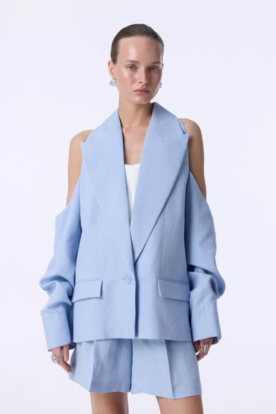 Жакет Bazhane Opening jacket блакитний