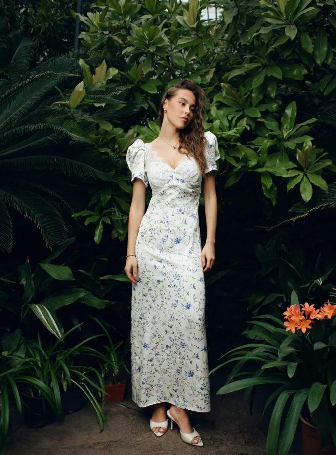 Сукня MOHD міді Lily Ivory