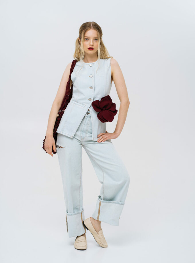 Джинси MATCH DENIM Light Blue із розрізами