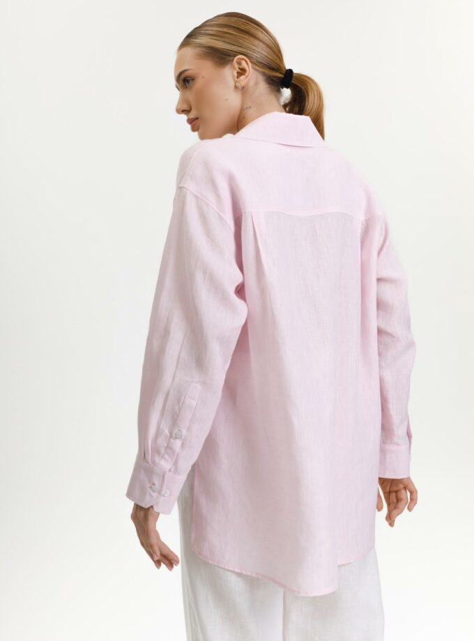 Сорочка FEEL and FLY лляна Dacota Pink Melange