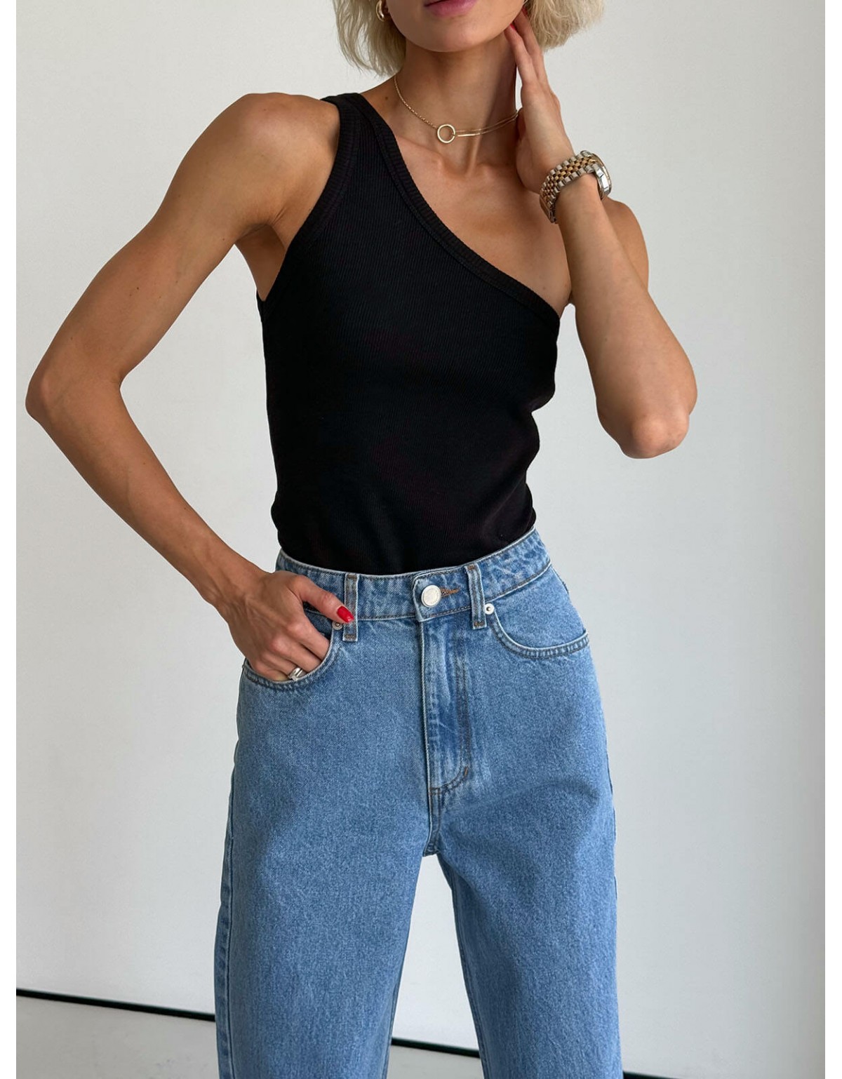 Топ Aisenberg denim чорний - Зображення 2