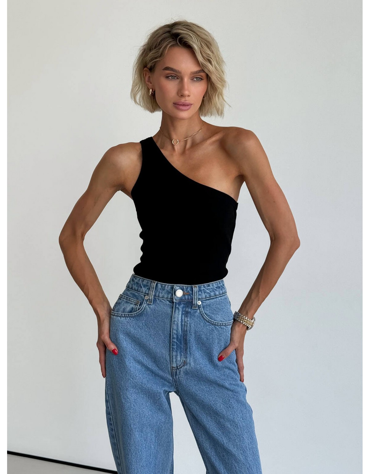 Топ Aisenberg denim чорний