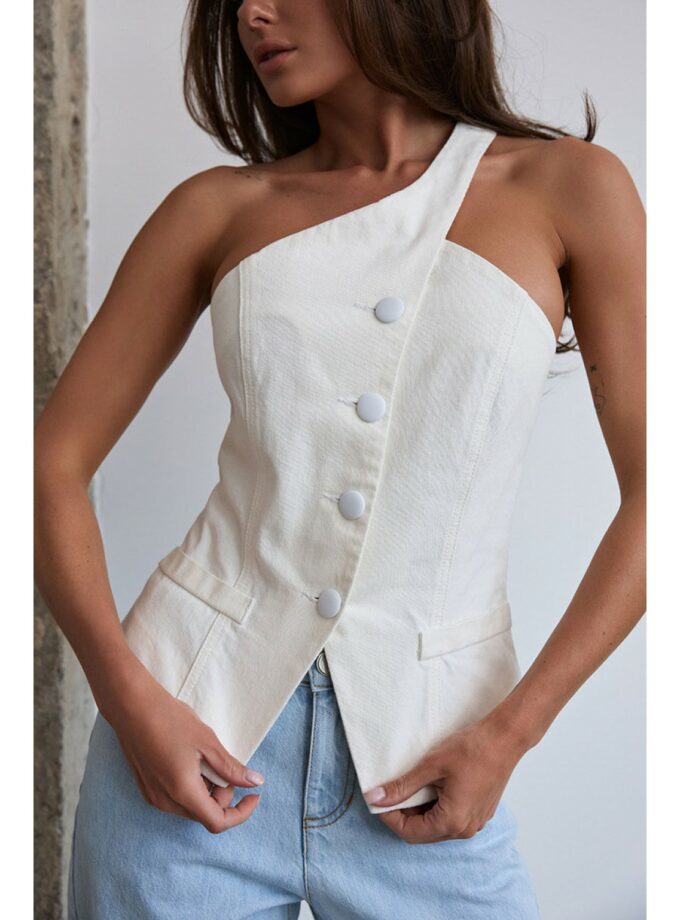 Жилет Aisenberg denim білий