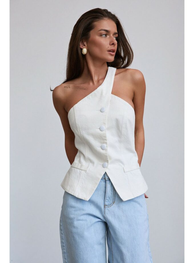 Жилет Aisenberg denim білий