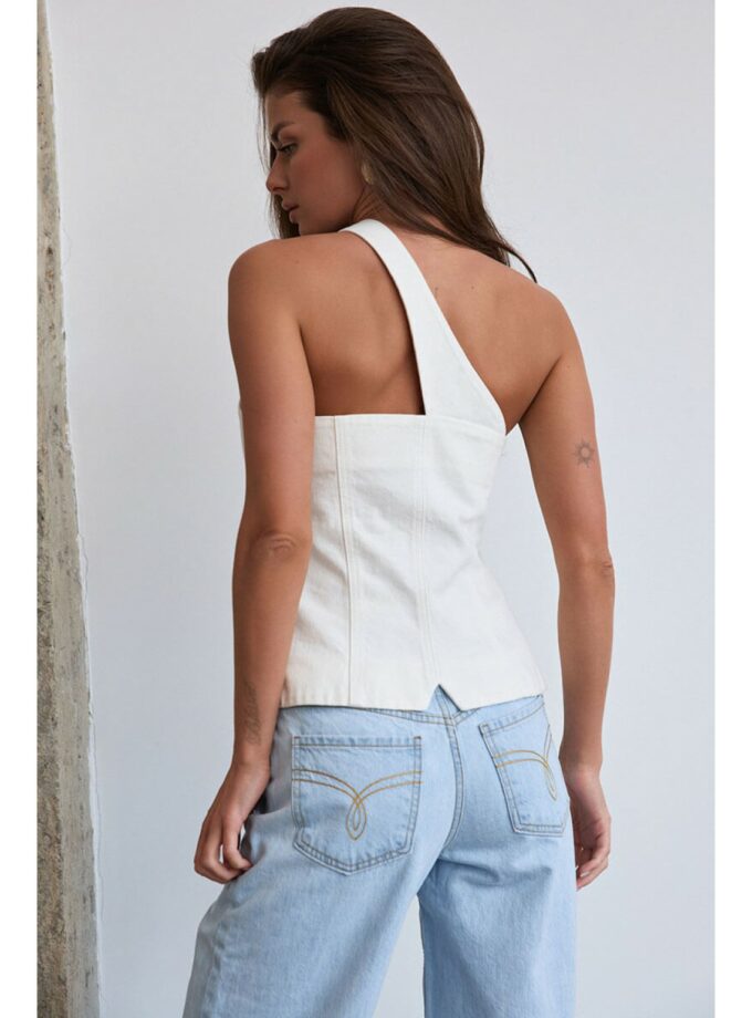 Жилет Aisenberg denim білий