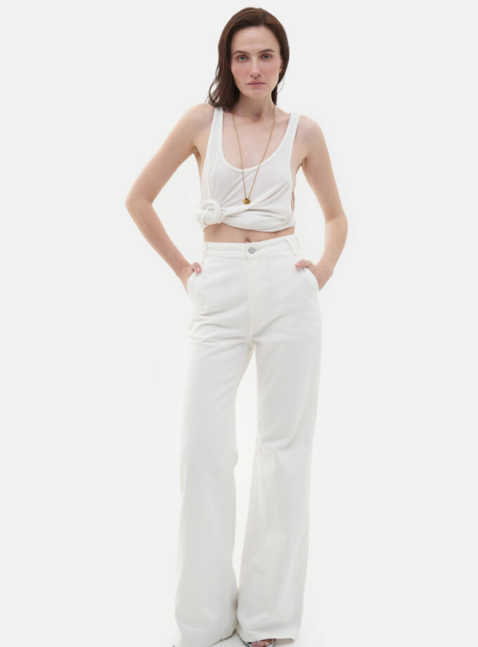 Джинси MATCH DENIM white кльош