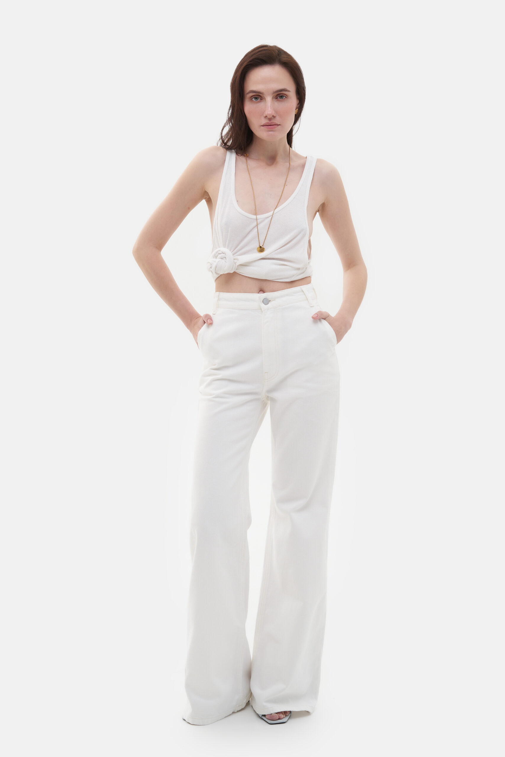 Джинси MATCH DENIM white кльош