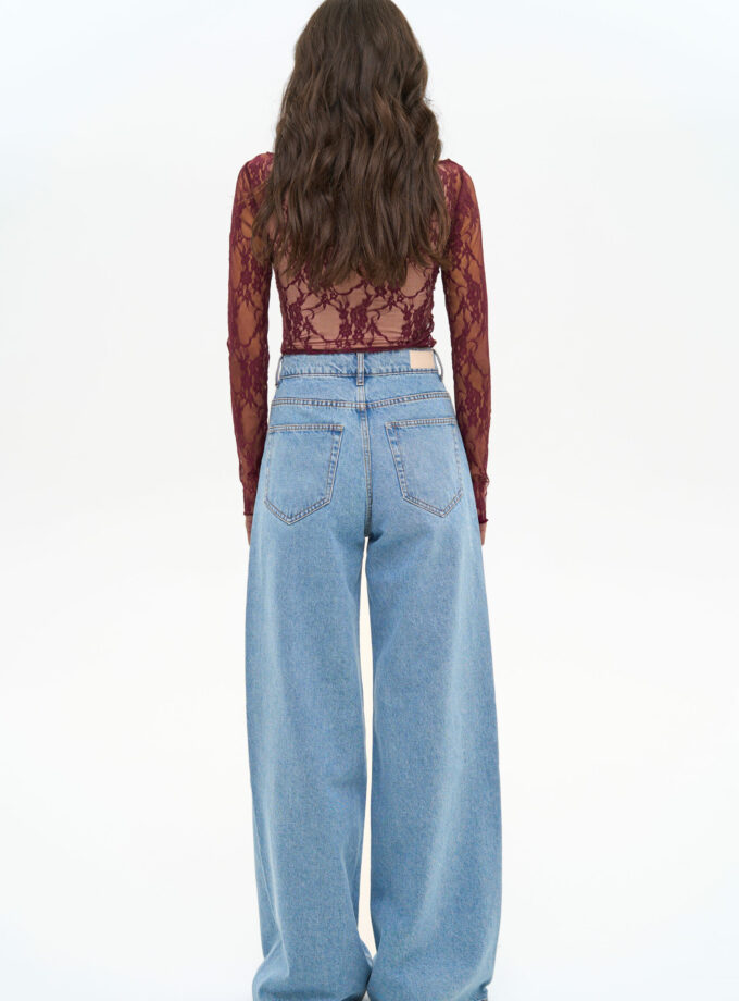 Джинси MATCH DENIM широкі блакитні