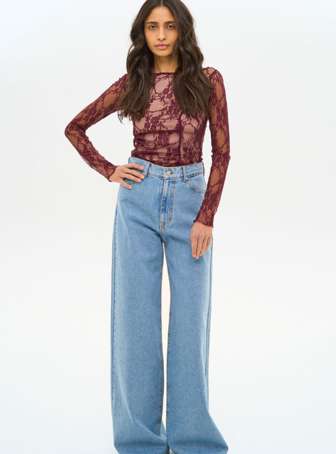 Джинси MATCH DENIM широкі блакитні