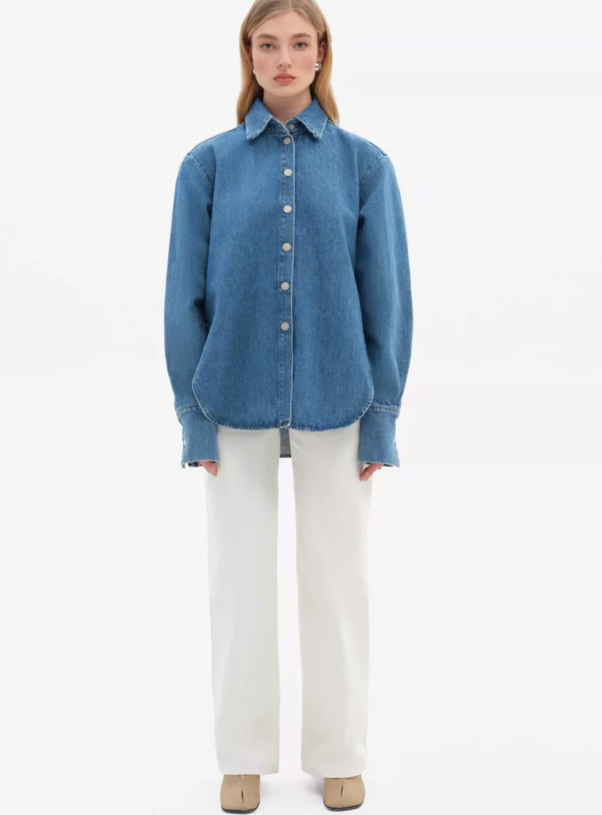 Сорочка MATCH DENIM блакитна