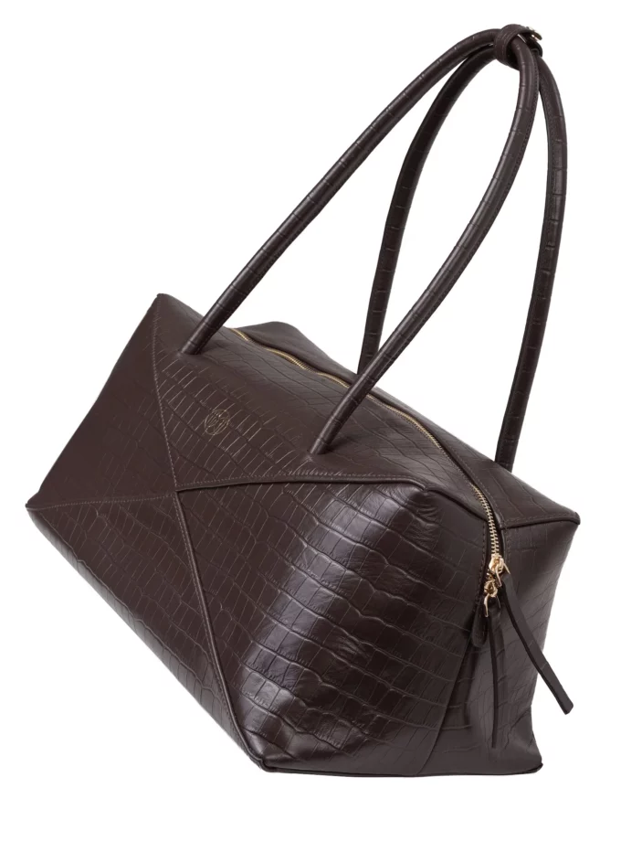 Сумка Du’MO SCULP Bag коричневий крокодил