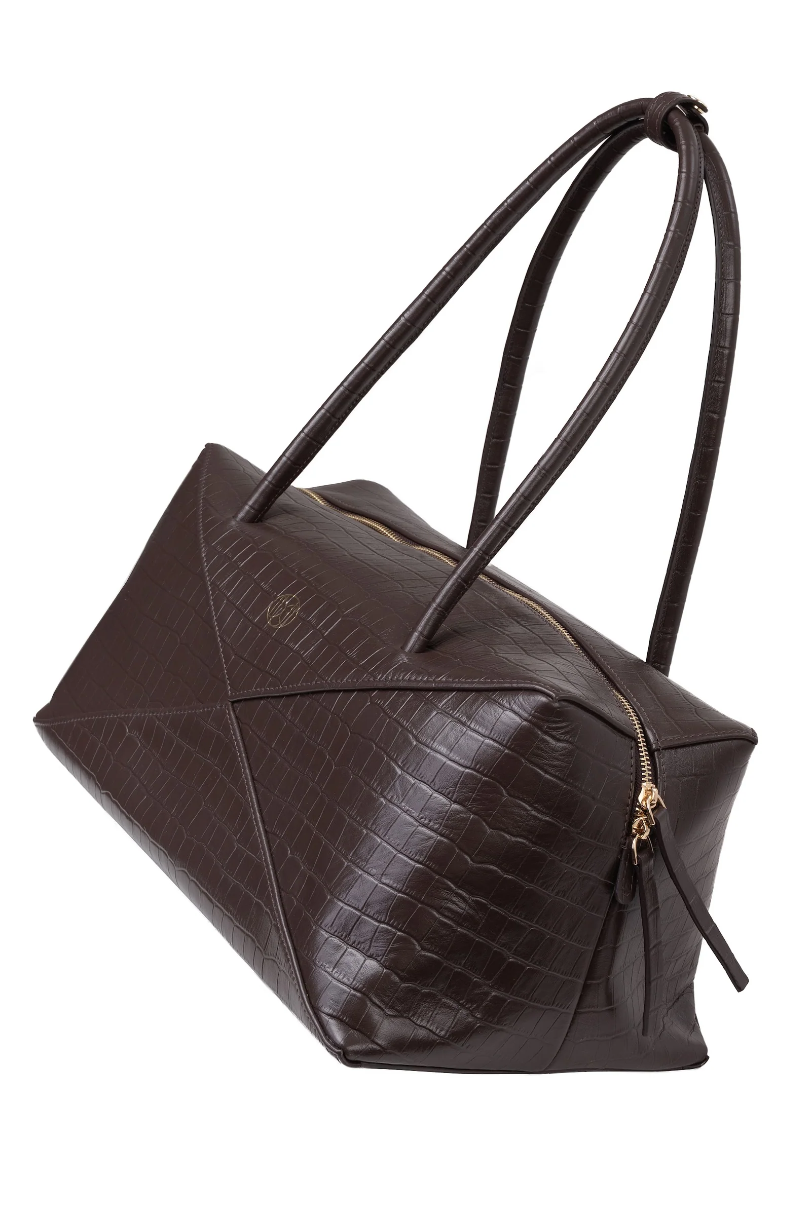 Сумка Du’MO SCULP Bag коричневий крокодил - Зображення 2