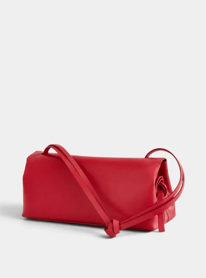 Сумка Kachorovska Rebecca Baguette 29 red срібло