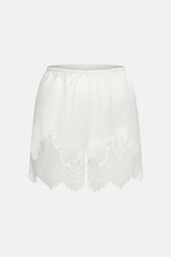 Шорти Bazhane Boudoir shorts молочний