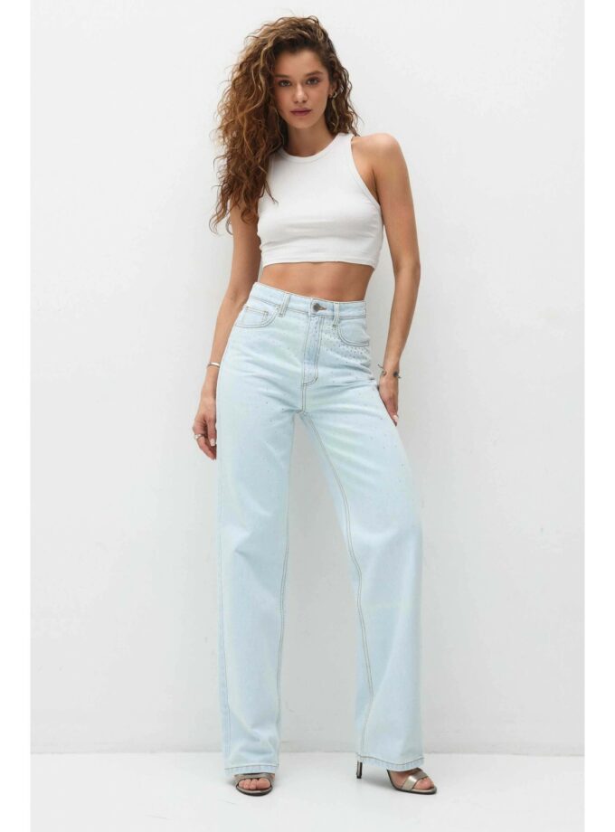 Джинси Aisenberg denim Blue Crystal Bleach