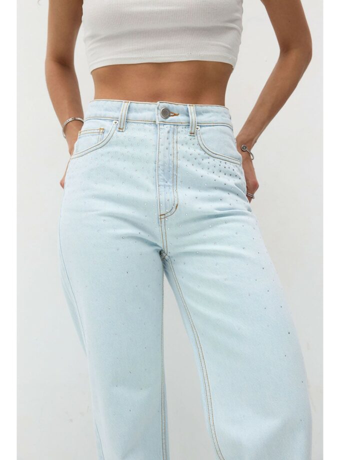 Джинси Aisenberg denim Blue Crystal Bleach