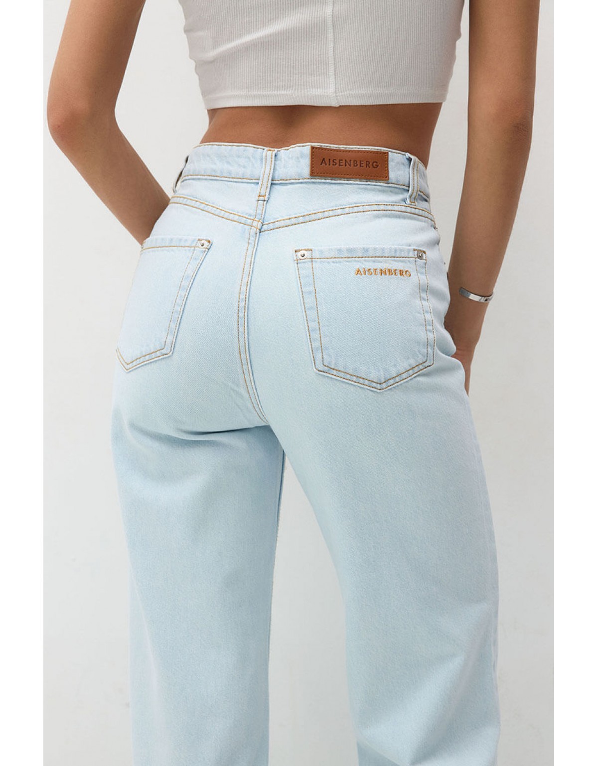 Джинси Aisenberg denim Blue Crystal Bleach - Зображення 4