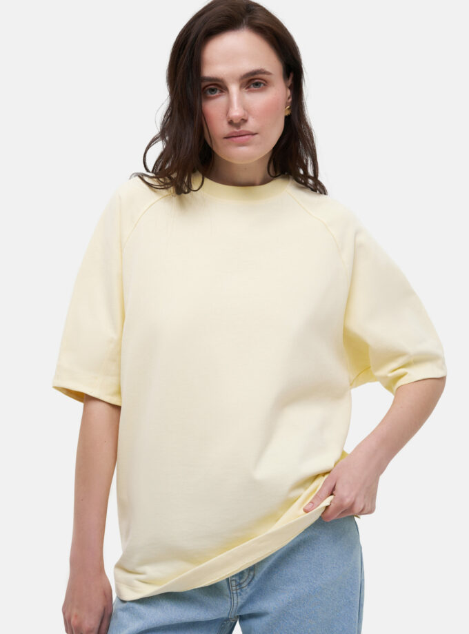 Футболка MATCH DENIM Yellow Raglan