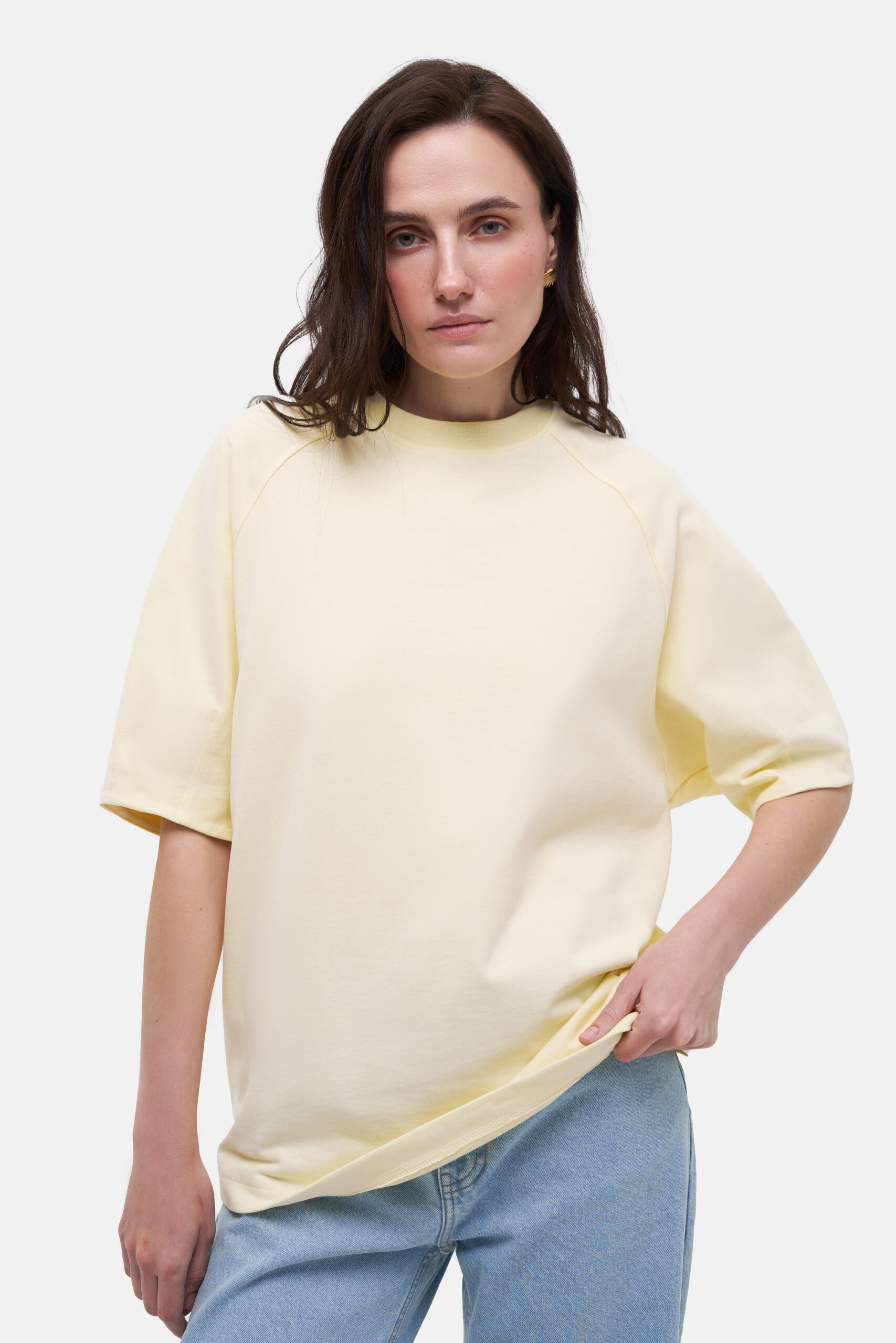Футболка MATCH DENIM Yellow Raglan