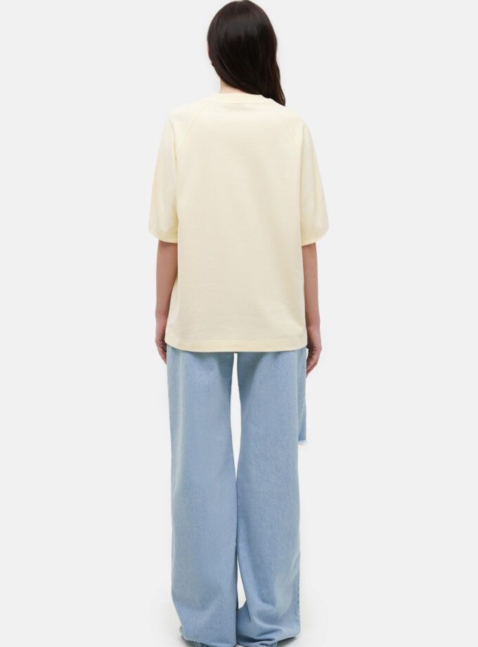 Футболка MATCH DENIM Yellow Raglan
