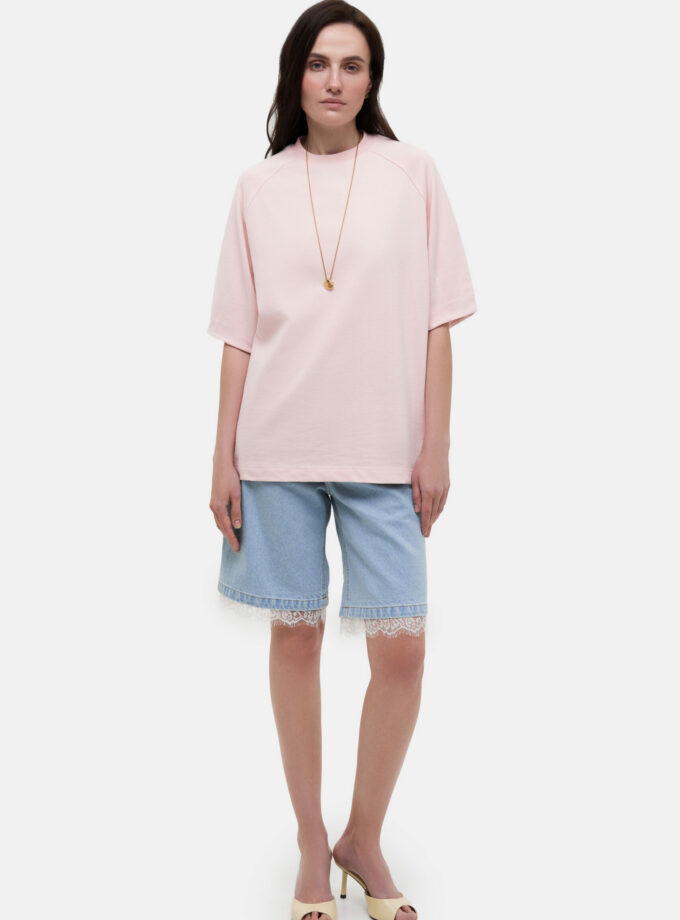 Футболка MATCH DENIM Pudra Raglan