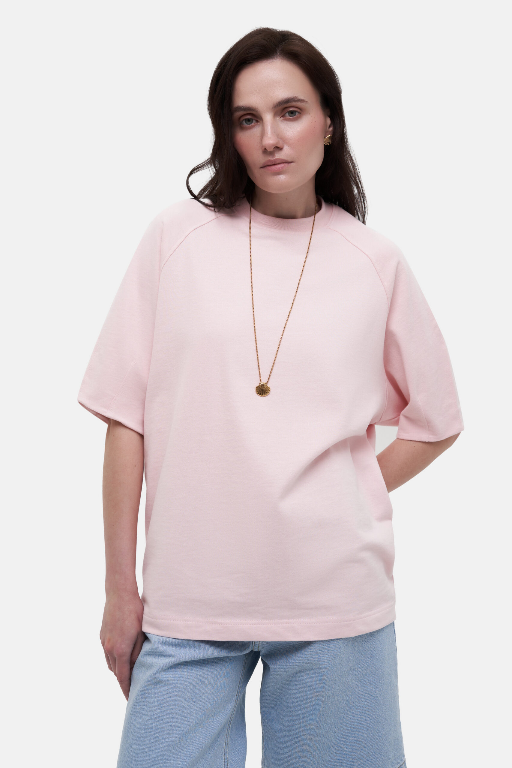 Футболка MATCH DENIM Pudra Raglan