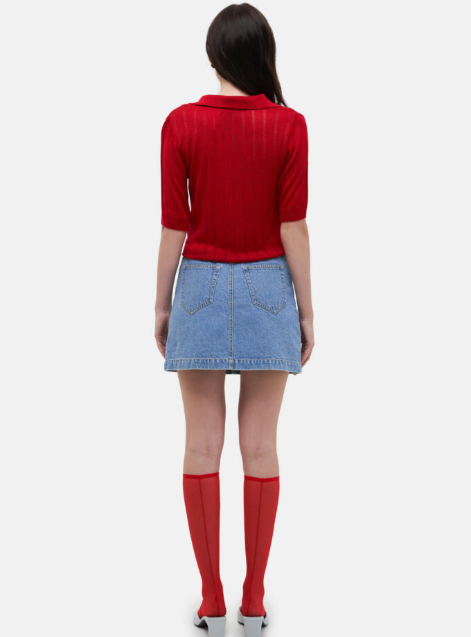 Поло MATCH DENIM Red Knit