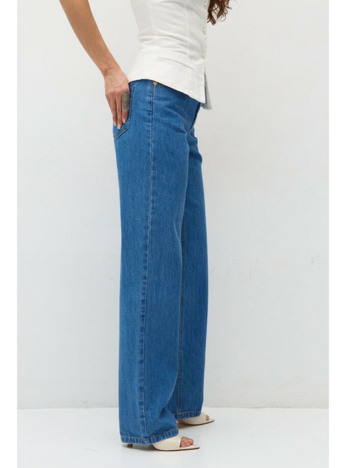 Джинси Aisenberg denim Iris сині (низька посадка)