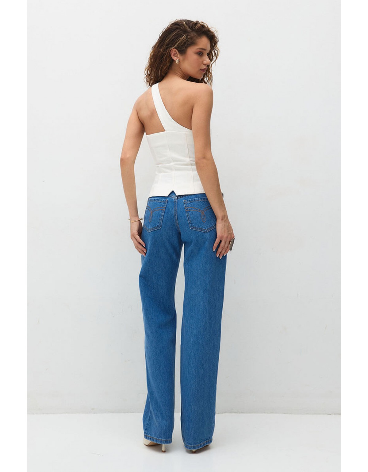 Джинси Aisenberg denim Iris сині (низька посадка) - Зображення 3