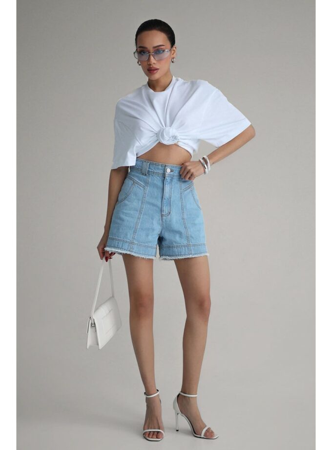 Шорти Aisenberg denim Lucy блакитні