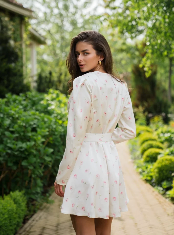 Сукня MOHD міні ruffle Ivory