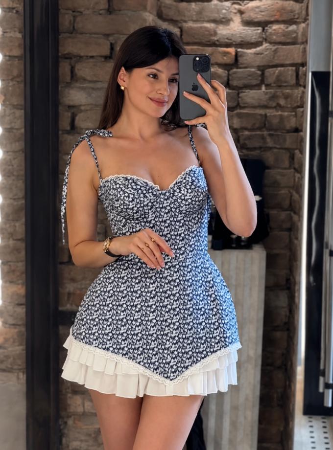 Сукня Miss Diamond Lolla блакитна
