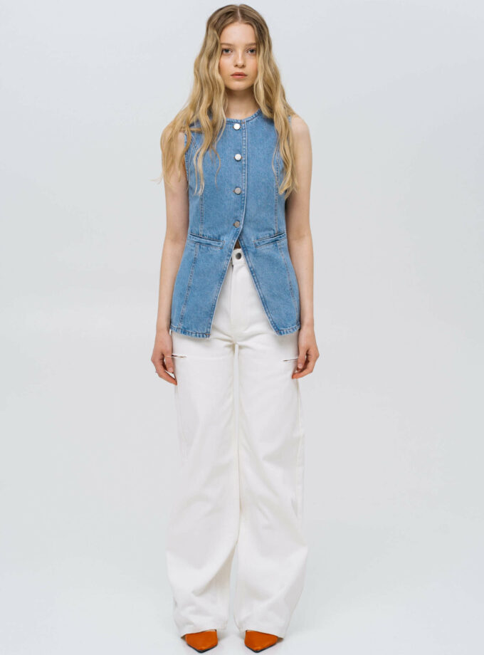 Джинси MATCH DENIM White with rips