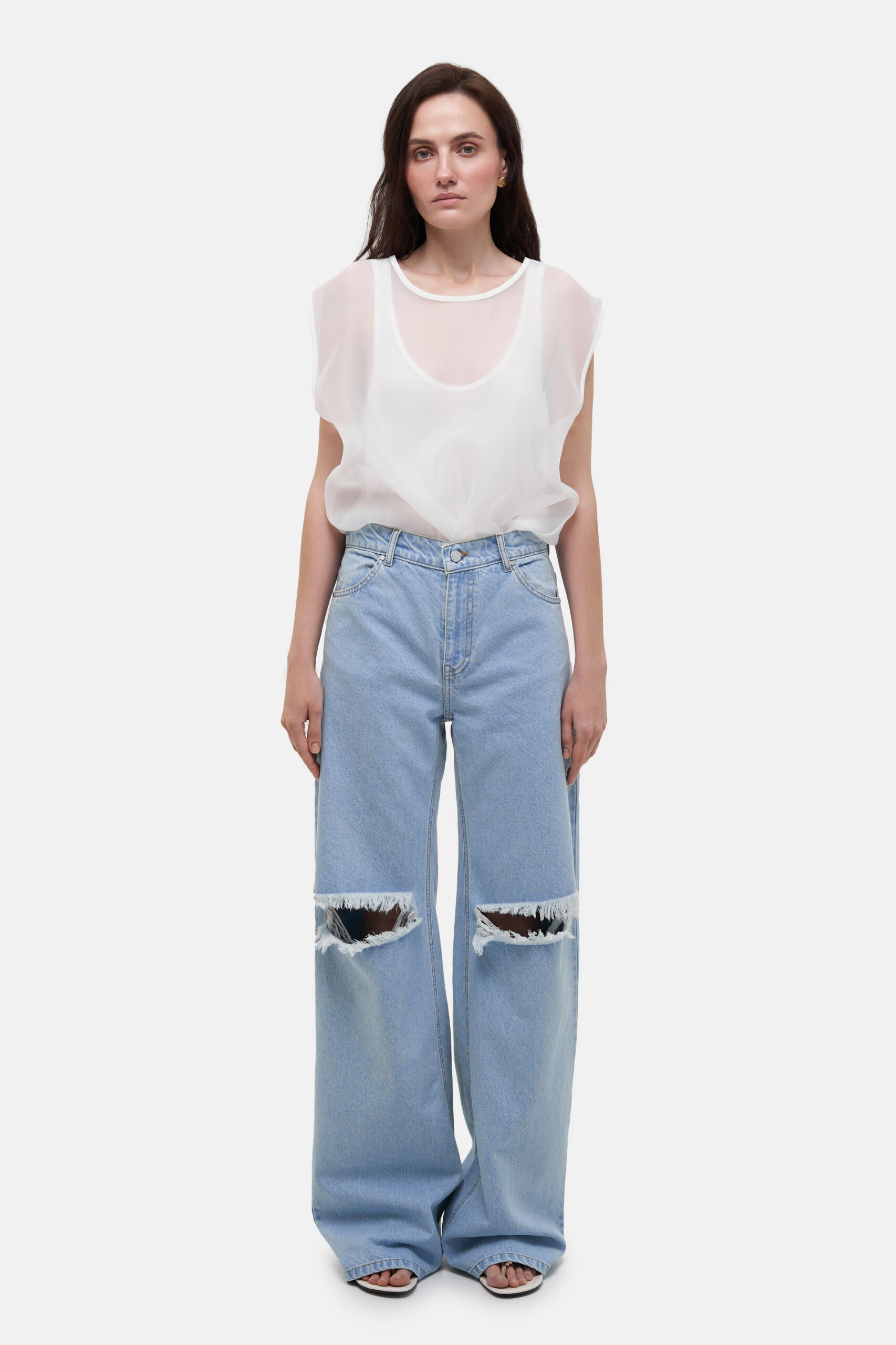 Джинси MATCH DENIM Ripped Jeans блакитні - Зображення 2