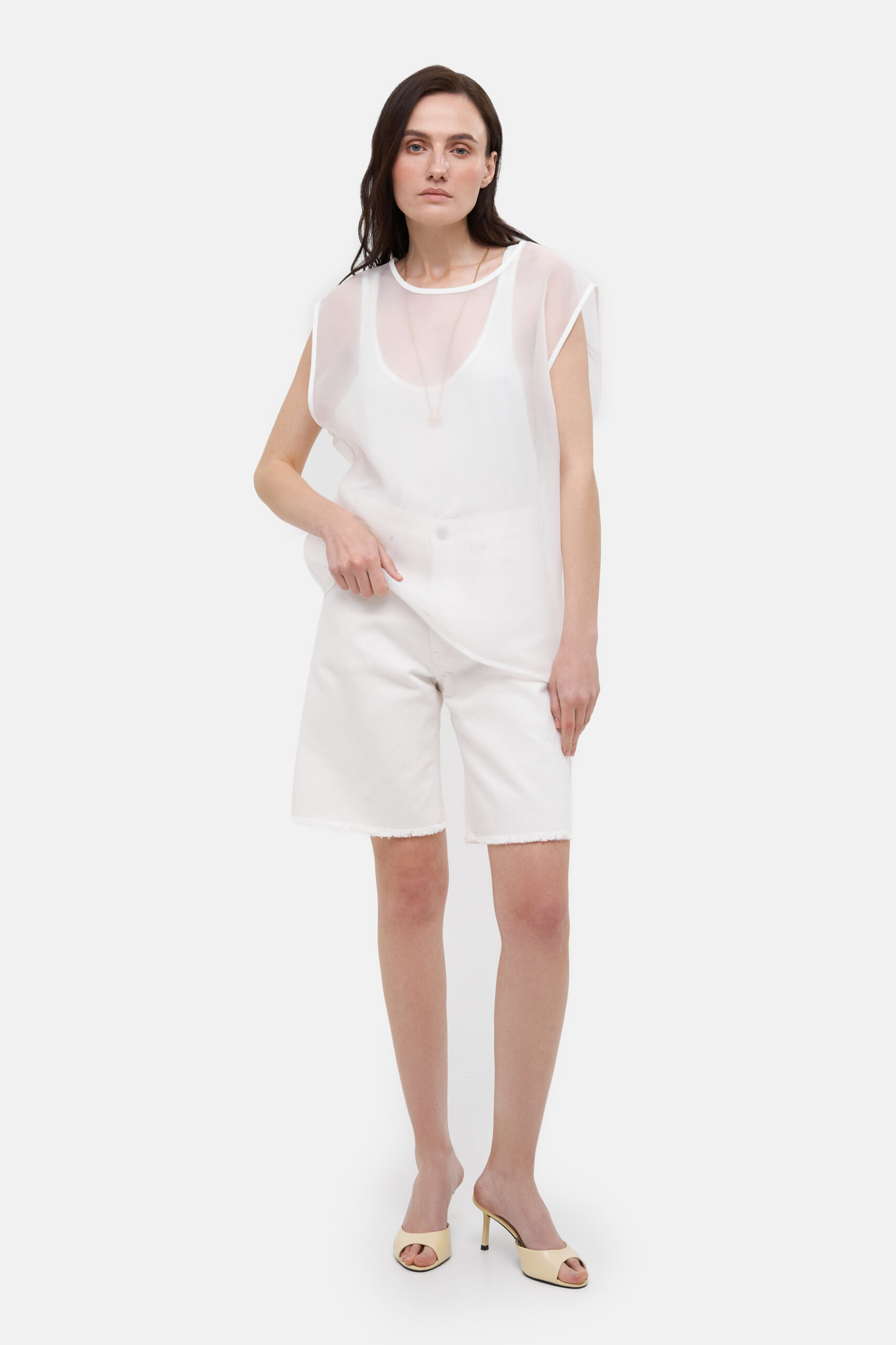 Шорти MATCH DENIM White Bermuda - Зображення 2